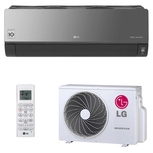 LG Art Cool Mirror AC12BK oldalfali mono split klíma 3.5 kW