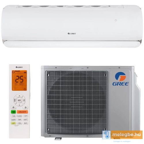 Gree G-Tech GWH09AECXB-K6DNA1A oldalfali mono split klíma - 2.7 kW