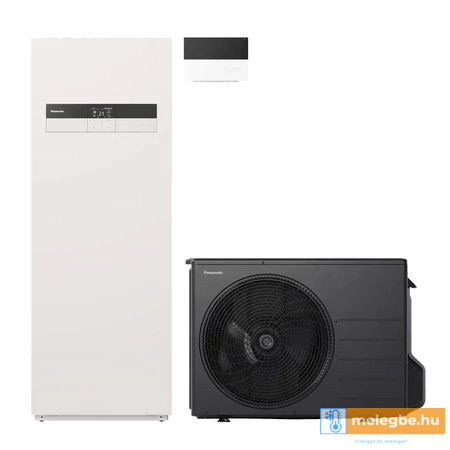 Panasonic Aquarea All In One KIT-ADC03K3E5 osztott levegő-víz hőszivattyú beépített HMV tárolóval - 3.2 kW