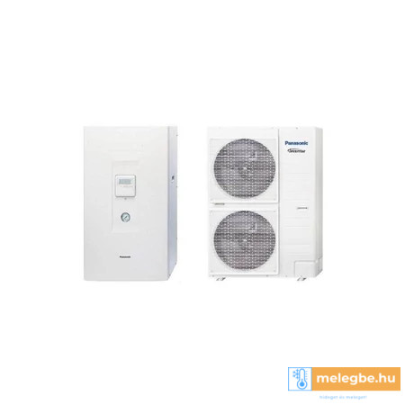 Panasonic Aquarea All In One High Temperature KIT-ADC05L3E5 osztott levegő-víz hőszivattyú beépített HMV tárolóval - 5 kW