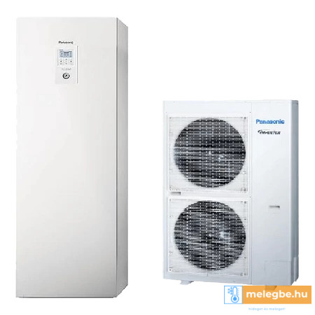 Panasonic Aquarea All In One KIT-ADC09HE8 osztott levegő-víz hőszivattyú beépített HMV tárolóval - 9 kW