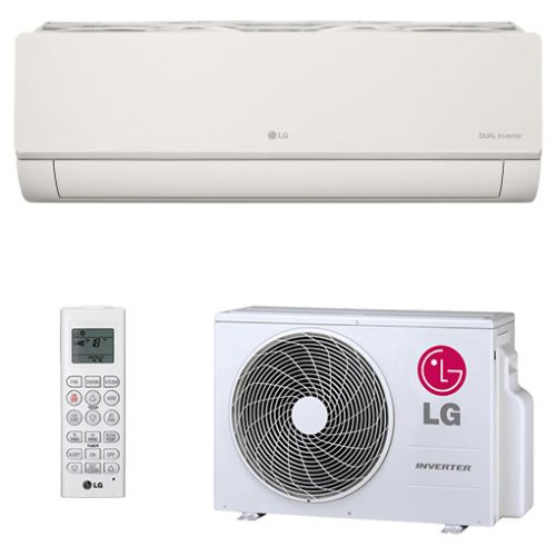 LG Art Cool Beige AB12BK oldalfali mono split klíma 3.5 kW