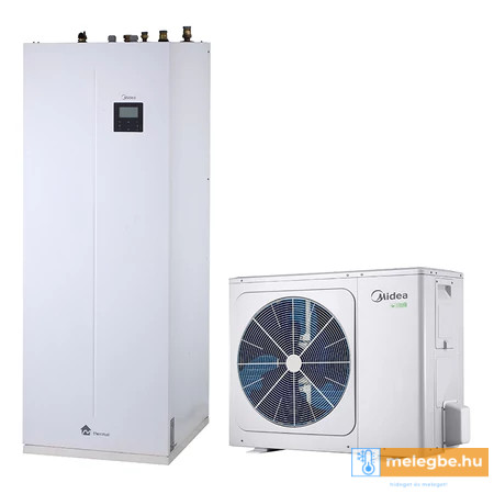 Midea M-Thermal MHA-V16W/D2N8-B-IWT240 osztott levegő-víz hőszivattyú HMV tárolóval - 16 kW