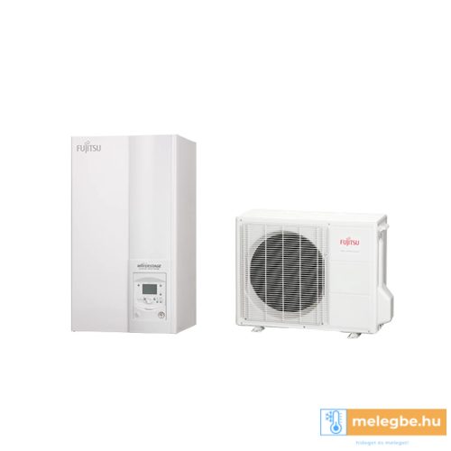 Fujitsu Waterstage Comfort WGYA080ML3 / WOYA080KLT osztott levegő-víz hőszivattyú beépített HMV tárolóval - 7.5 kW