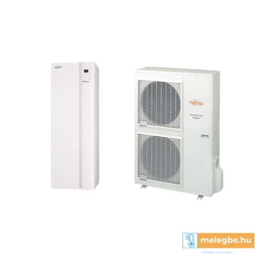 Fujitsu Waterstage HPDUO 14/1F High Power WGYG140DG6 / WOYG140LCTA osztott levegő-víz hőszivattyú beépített HMV tárolóval - 13.5 kW